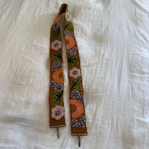 Jenny Krauss Embroidered Wool Bag Camera Belt Purse Strap